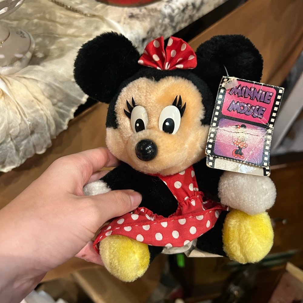 Disney Minnie Mouse Plush - Black, Red, Yellow